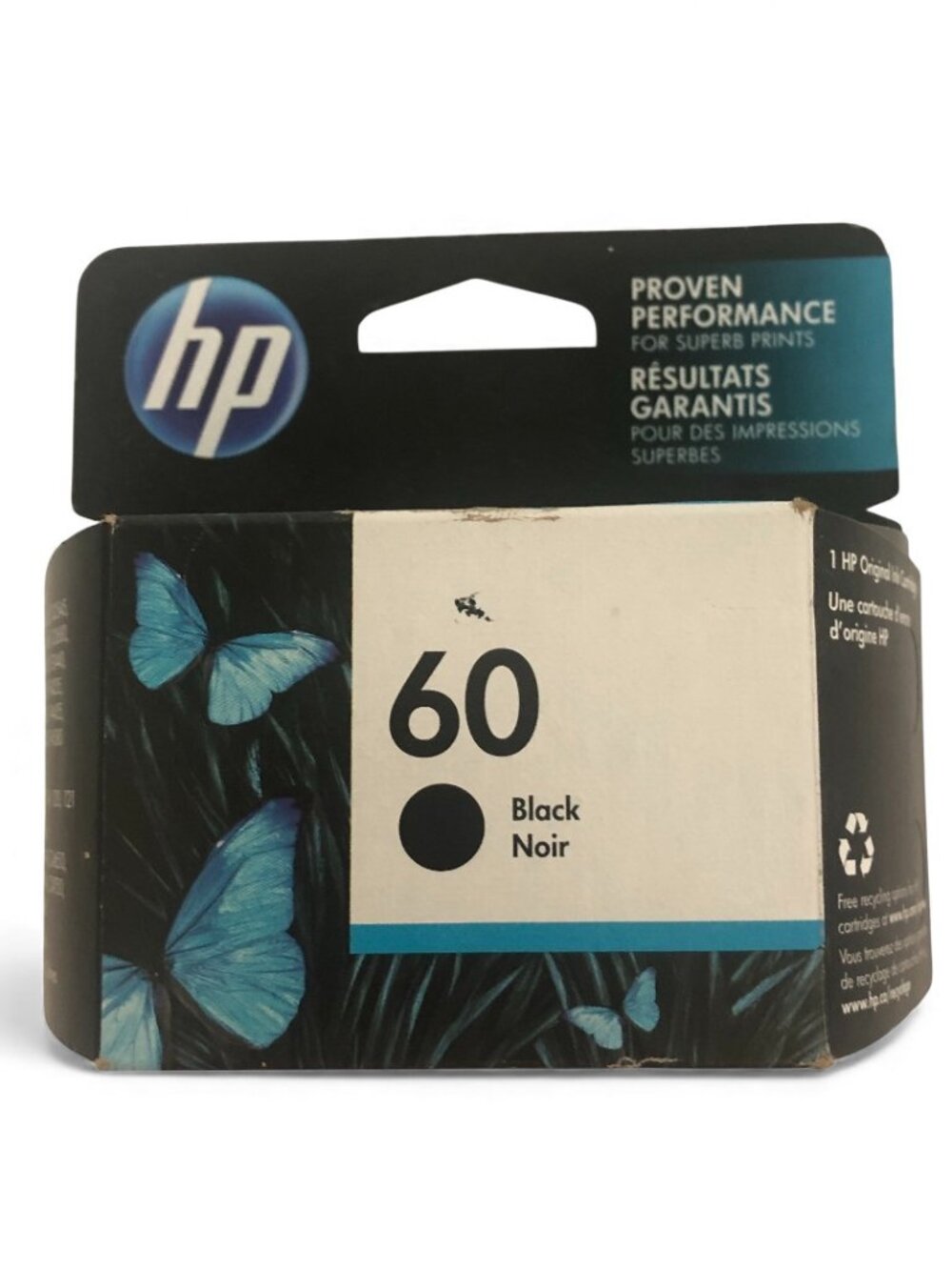 New In Box HP Black Printer Ink #60